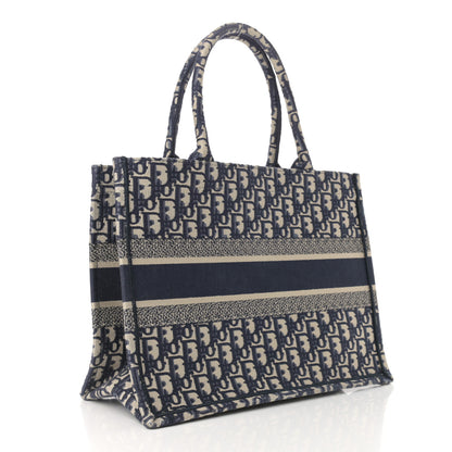 Christian Dior Oblique Medium Book Tote Blue Multicolor 3 of 12