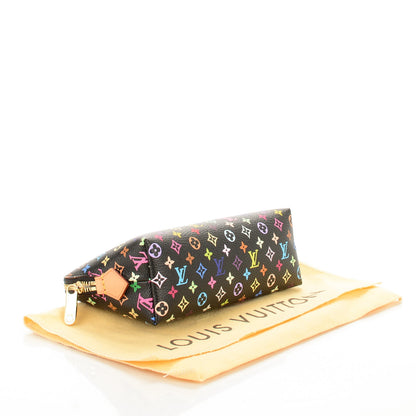 Louis Vuitton Monogram Multicolor Cosmetic Pouch Black Grenade 4 of 7
