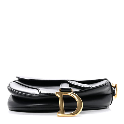 Christian Dior Calfskin Mini Saddle Bag Black 4 of 13