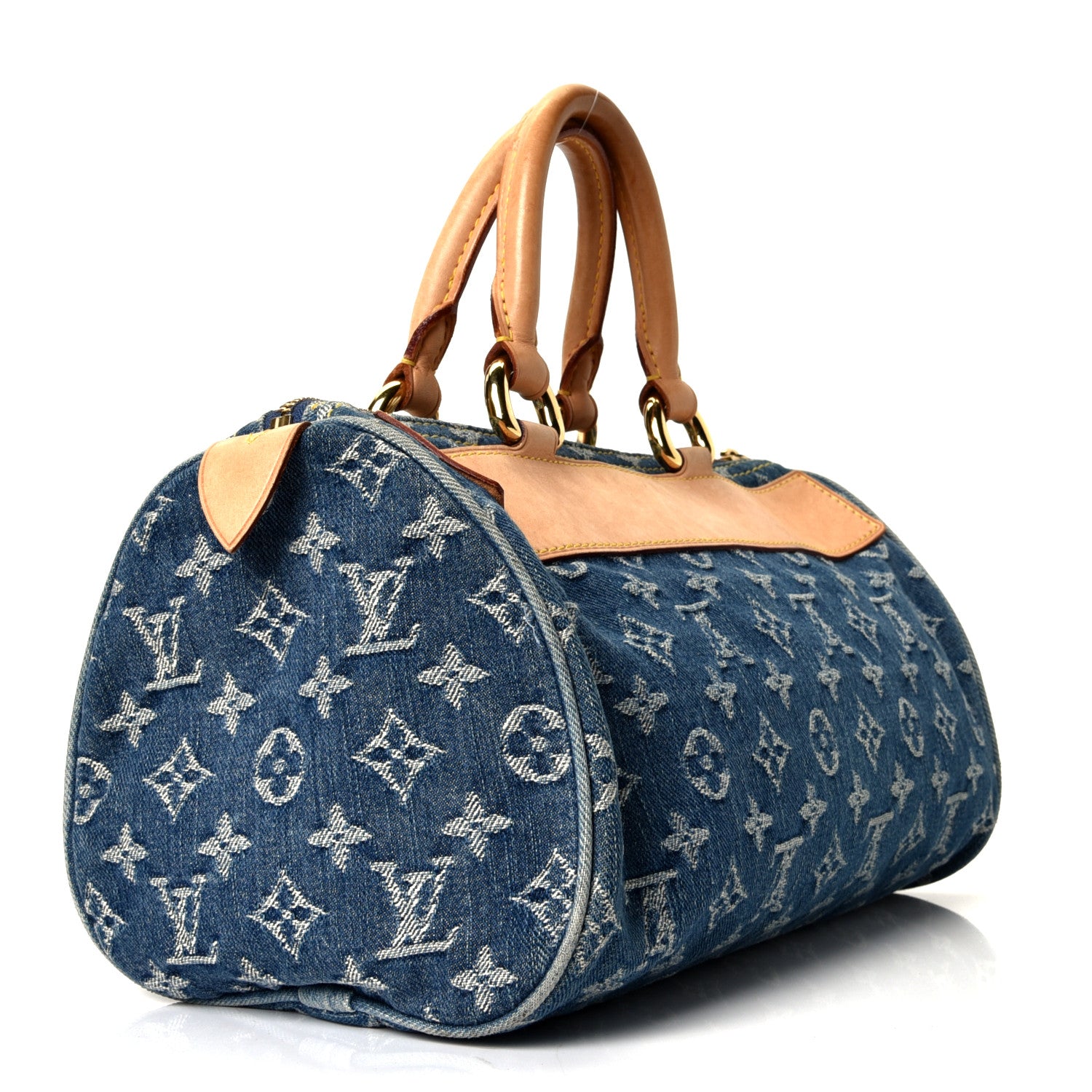 Louis Vuitton Monogram Denim Neo Speedy Blue 2 of 4