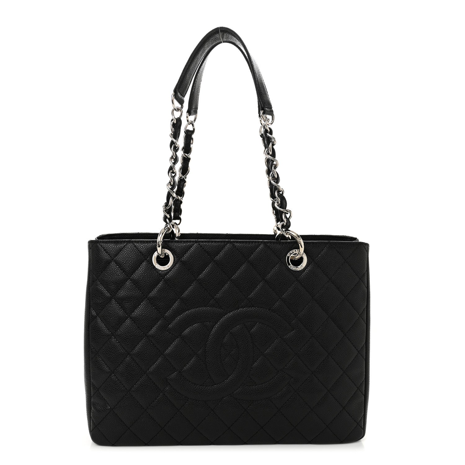 Chanel Caviar Quilted Grand Shopping Tote GST Black 1 of 11