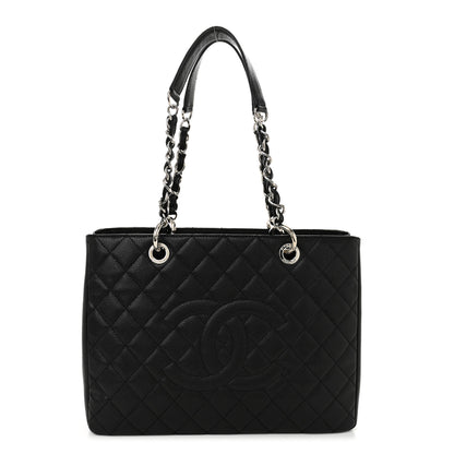 Chanel Caviar Quilted Grand Shopping Tote GST Black 1 of 11