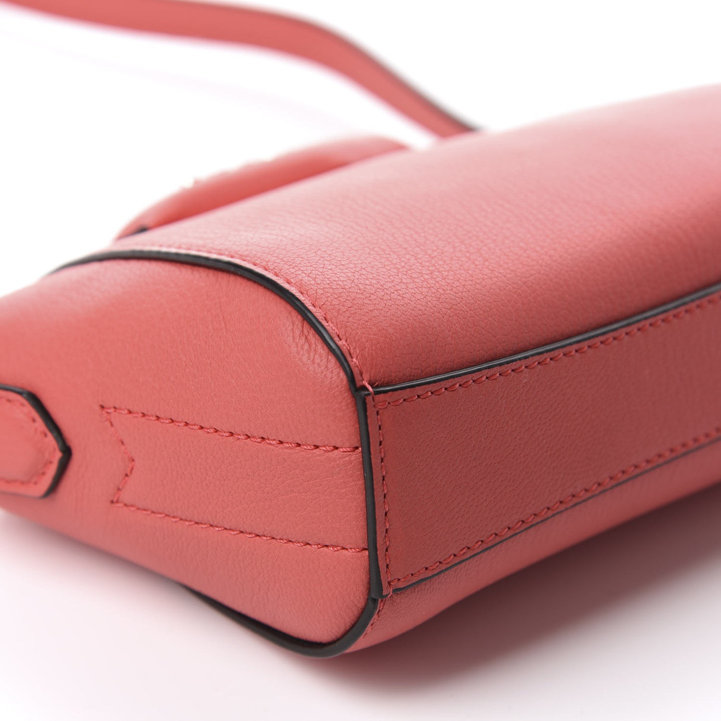 Sugar Goatskin Nano Antigona Coral