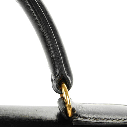 Hermes Box Kelly Retourne 28 Black 20 of 21