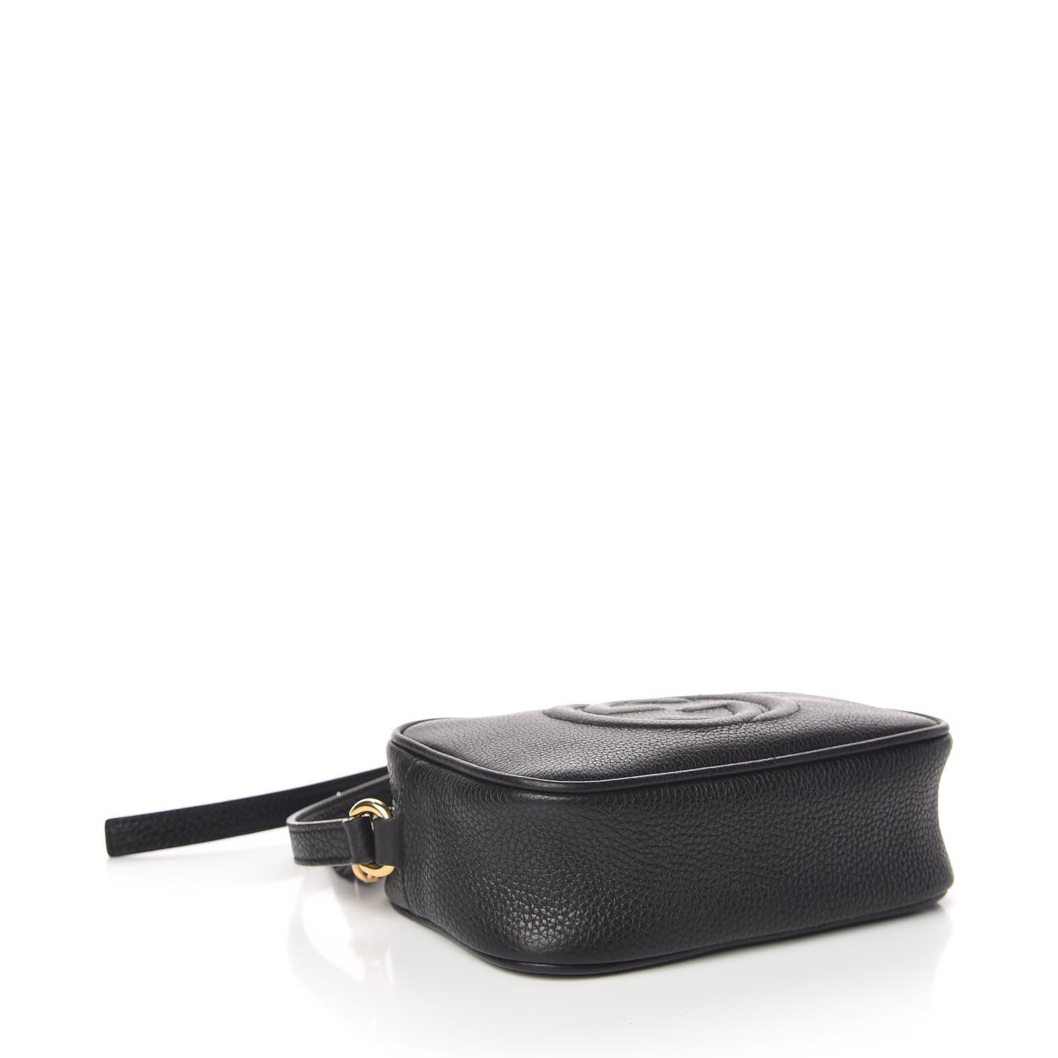 Gucci Pebbled Calfskin Mini Soho Disco Bag Black 4 of 9
