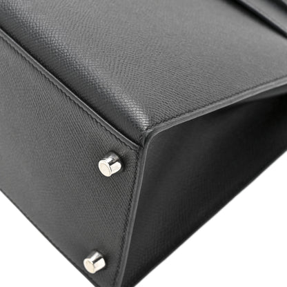 Hermes Epsom Kelly Sellier 28 Black 9 of 14