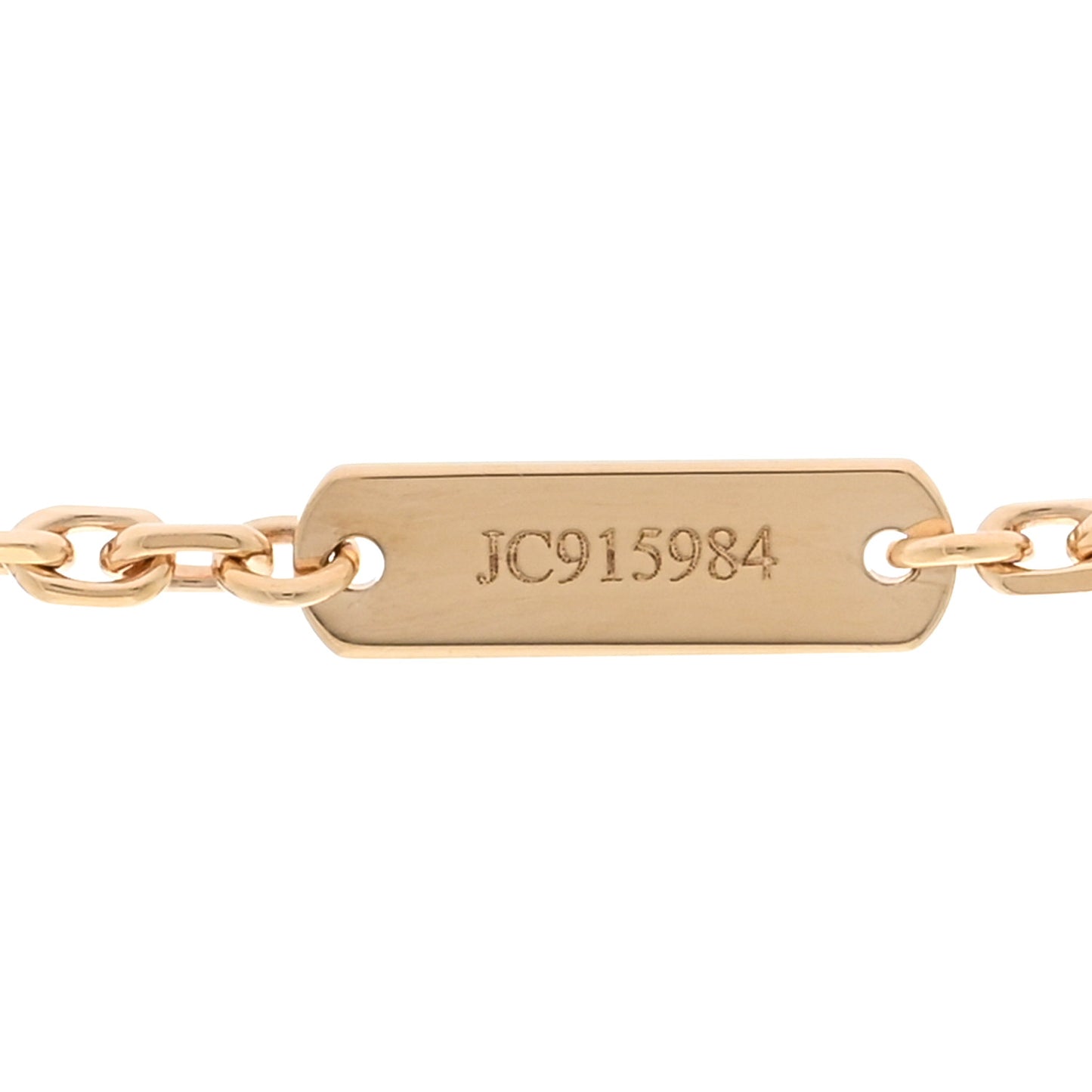18K Yellow Gold Trace Chain 70cm