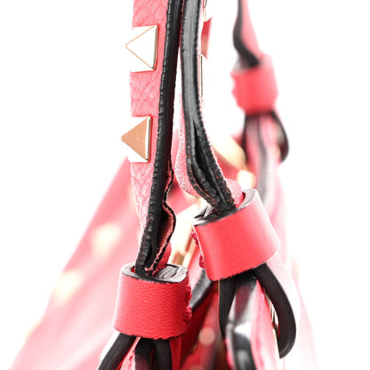 Valentino Garavani Vitello Mini Rockstud Tote Fragola 11 of 11