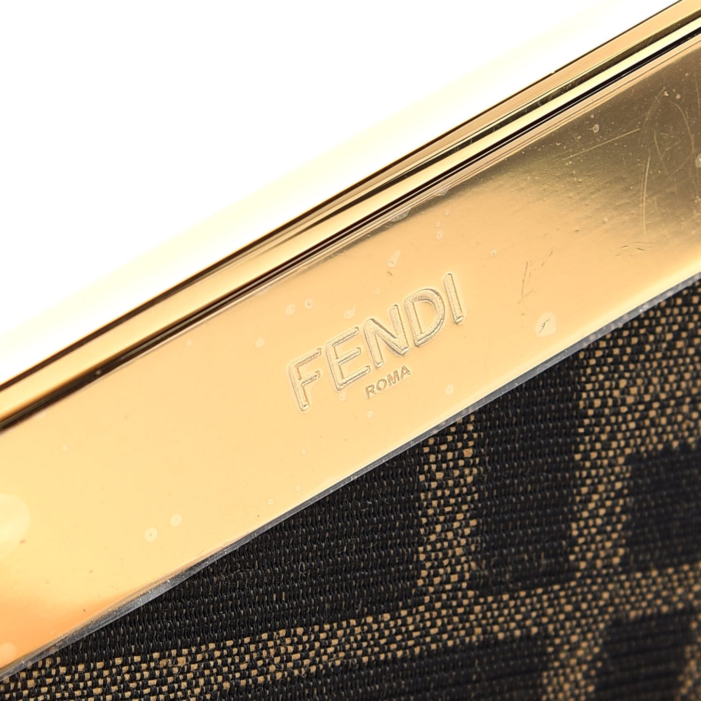 Shiny Nappa Small Fendi First Black