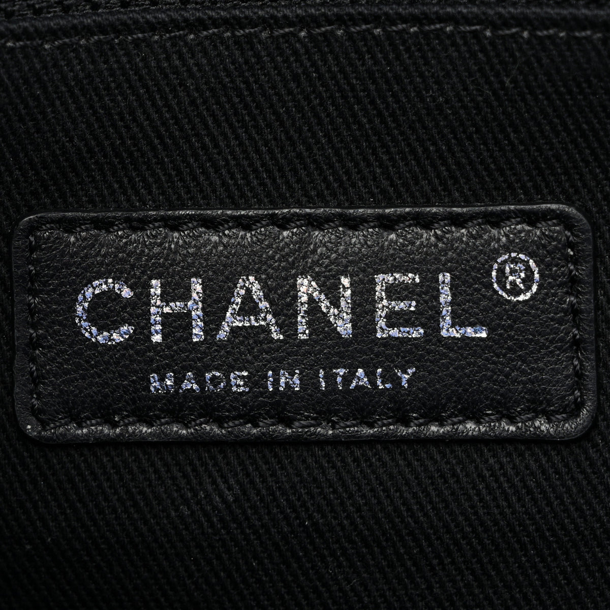 Patent Quilted Large Coco Shine Flap Blue