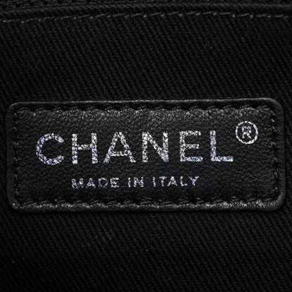 Chanel Patent Quilted Large Coco Shine Flap Blue 6 of 12
