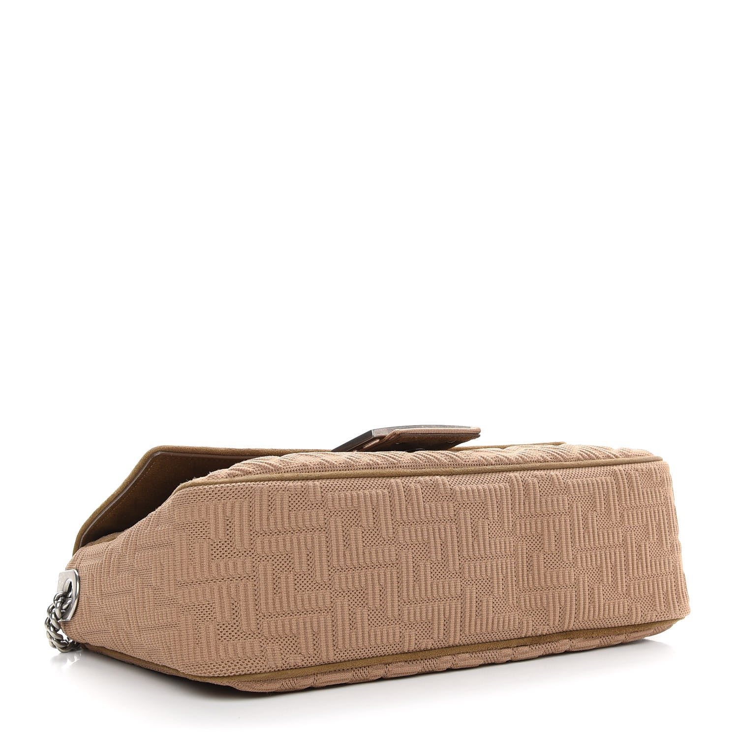 Fendi Technical Fabric FF Large Chain Baguette Sand 4 of 9