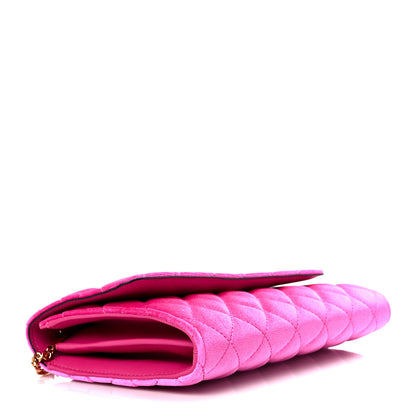 Versace Velvet Quilted Medusa Wallet On Chain Pink 4 of 10