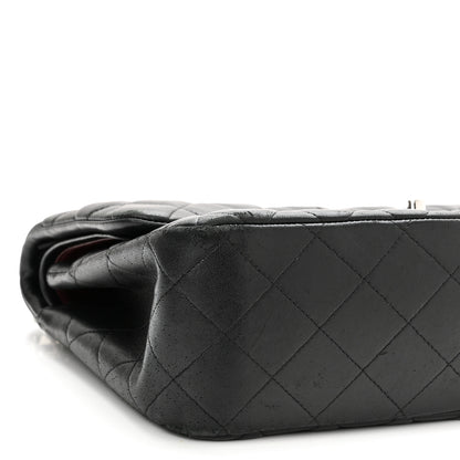 Chanel Lambskin Quilted Jumbo Double Flap Black 9 of 14