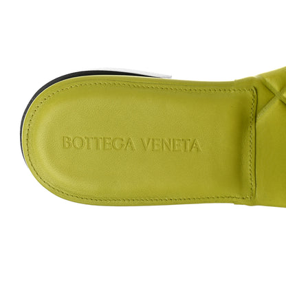 Bottega Veneta Nappa Quilted Rubber Lido Flat Sandals 35.5 Kiwi 8 of 8