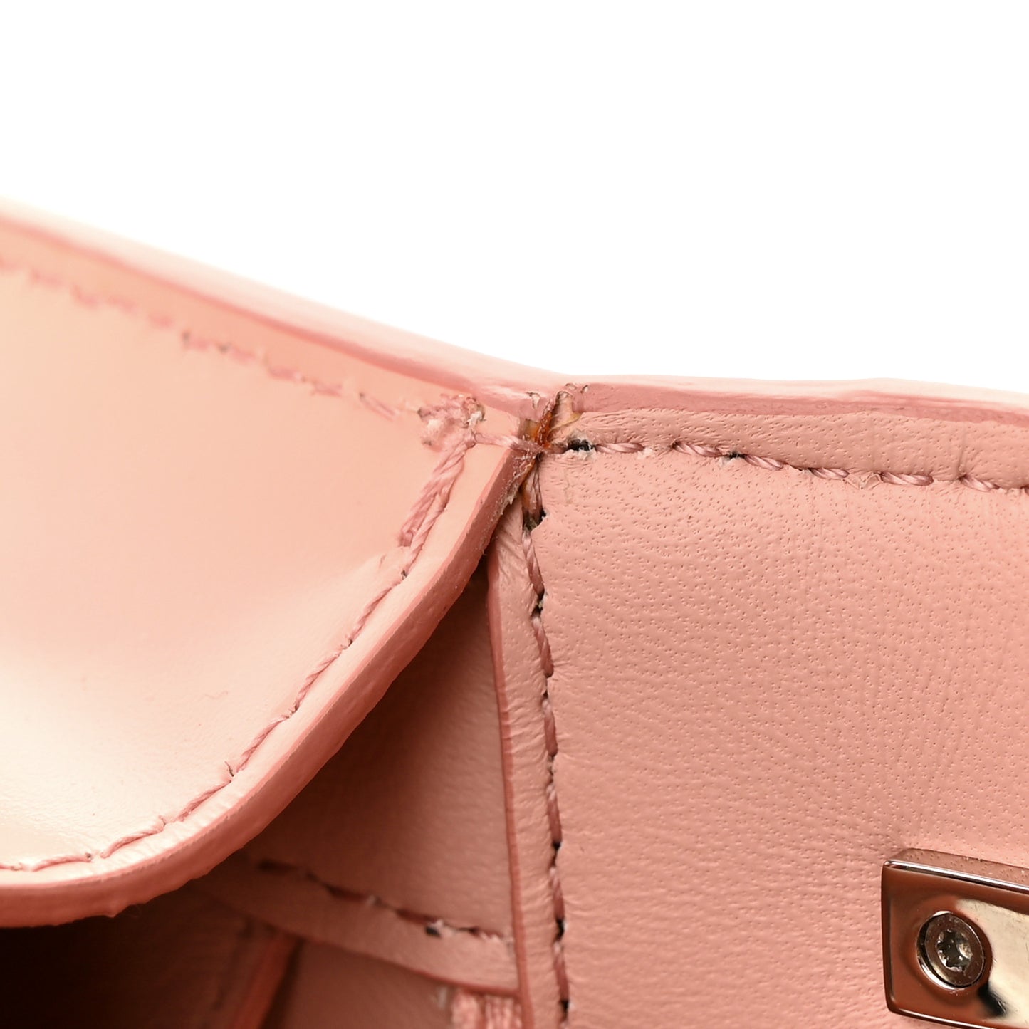 Calfskin Monogram Embossed Small TB Chain Bag Blush Pink
