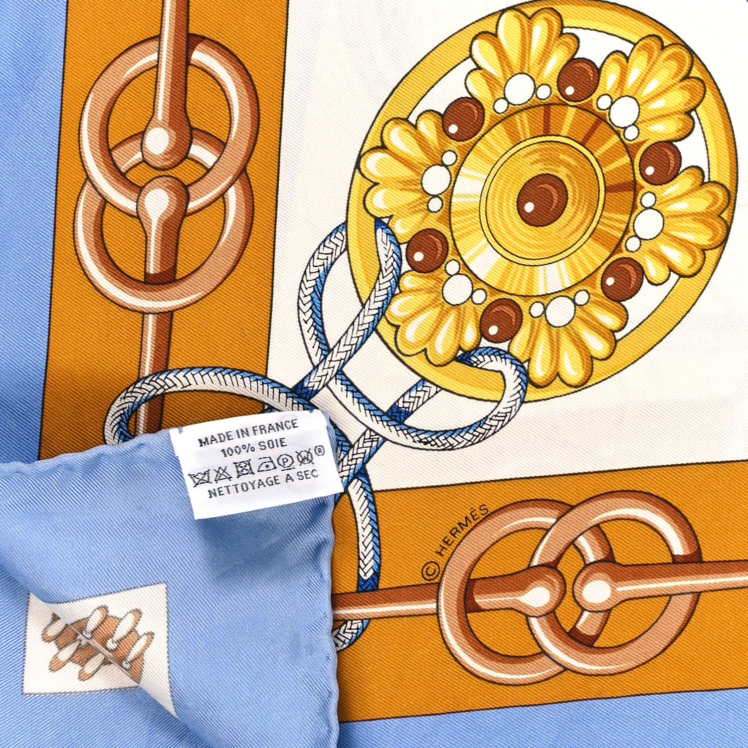 Hermes Silk Cliquetis Scarf 90 1506491 – FASHIONPHILE