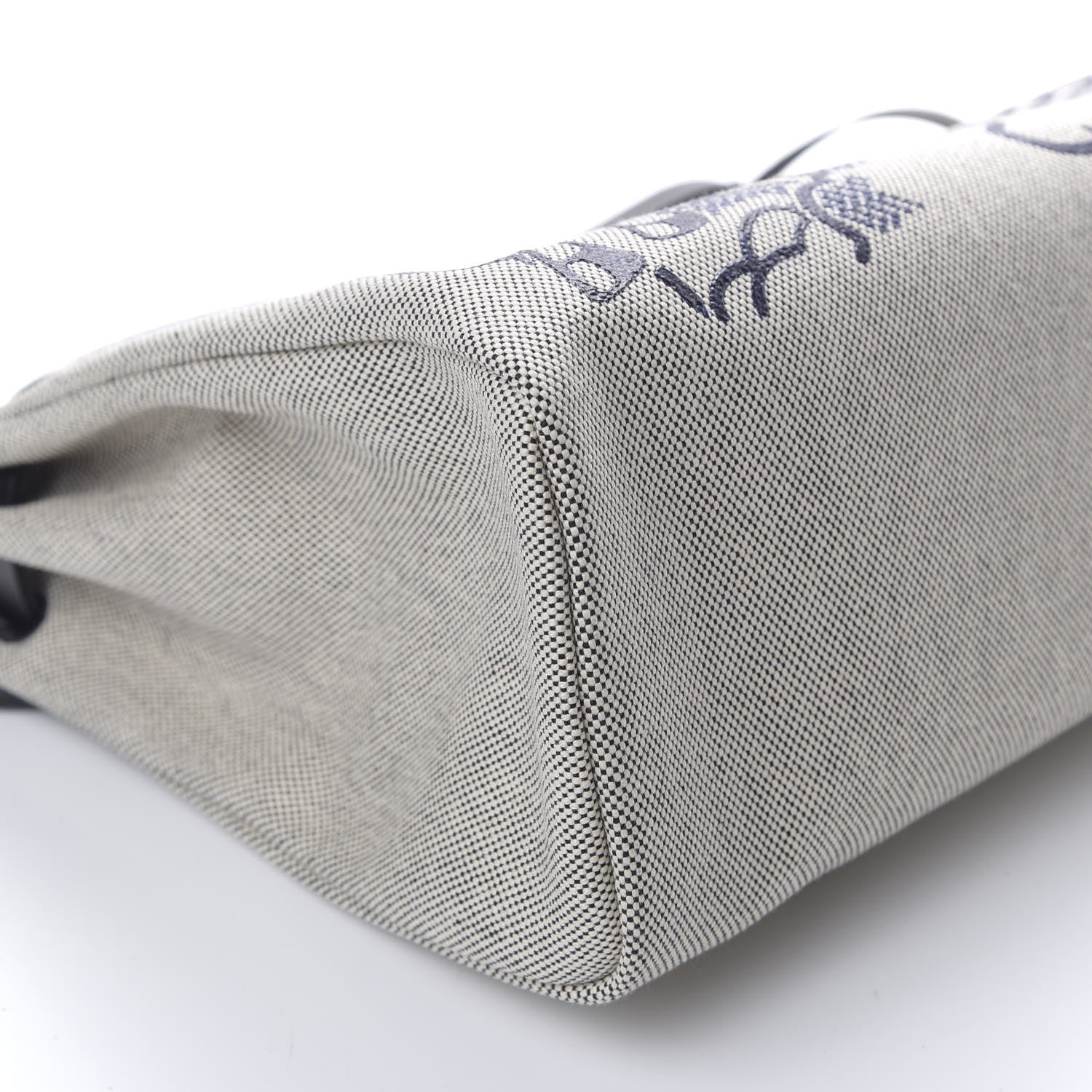Hermes Vache Hunter Toile H Pegase Pop Herbag Zip Retourne 31 PM Bleu Indigo Ecru Black 11 of 12