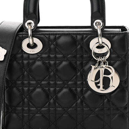 Christian Dior Lambskin Cannage Small Lucky Badges My Lady Dior Black 8 of 17