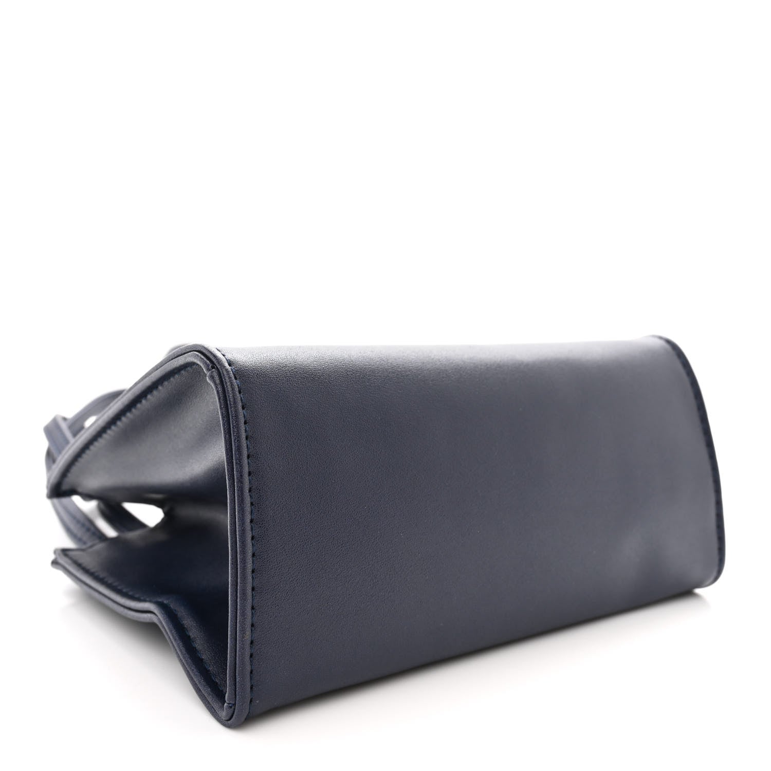 Telfar Vegan Leather Small Shopping Bag Navy 4 of 11