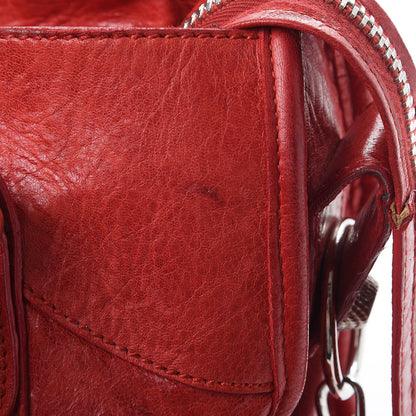 Balenciaga Agneau Giant 21 Silver Hardware City Bag Tomato 16 of 21
