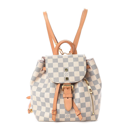 Louis Vuitton Damier Azur Sperone BB Backpack 1 of 8
