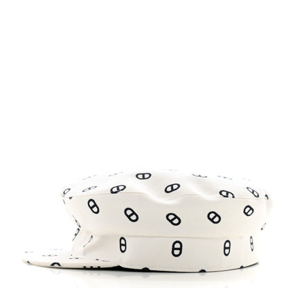Hermes Canvas Womens Vauban Chaine d'Ancre Cap 59 Blanc Casse 4 of 11