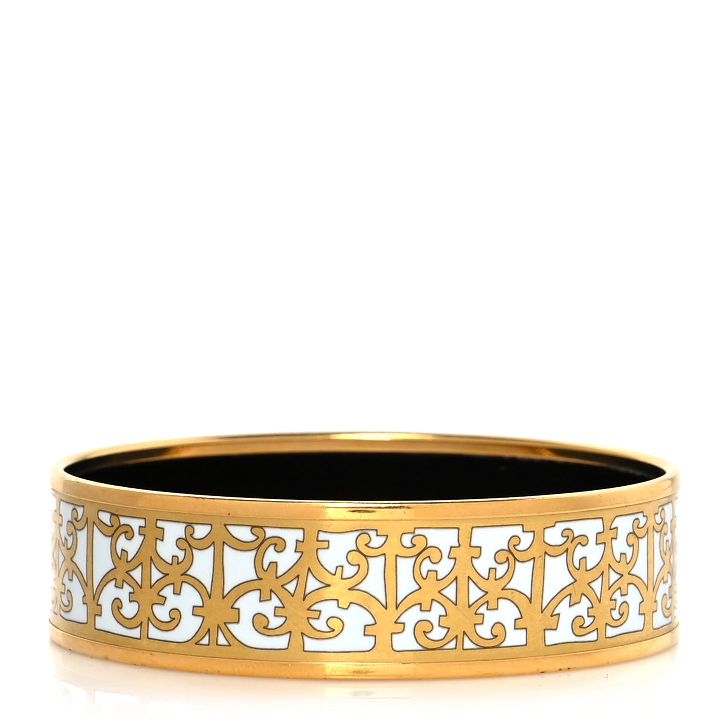 Enamel Printed Wide Balcons du Guadalquivir Bracelet 62 Gold