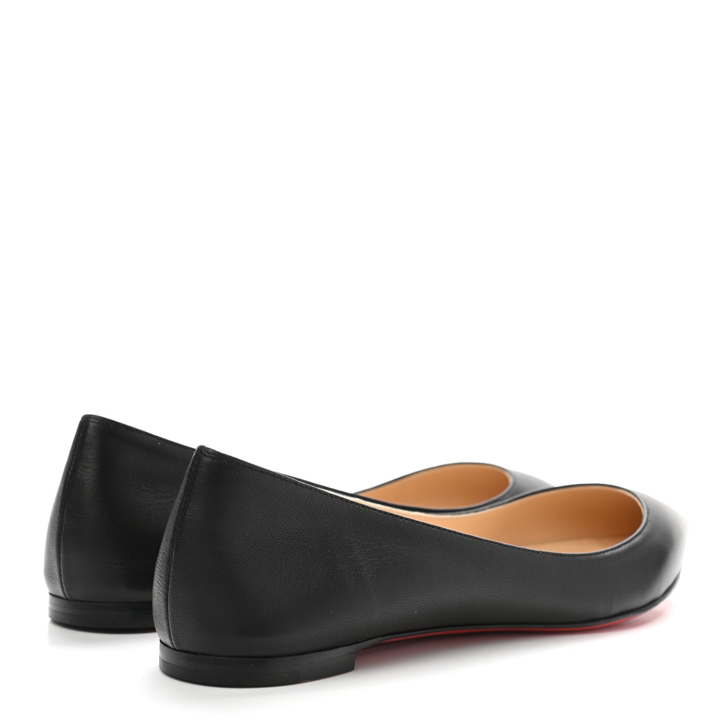 Shiny Nappa Ballalla Flats 37 Black