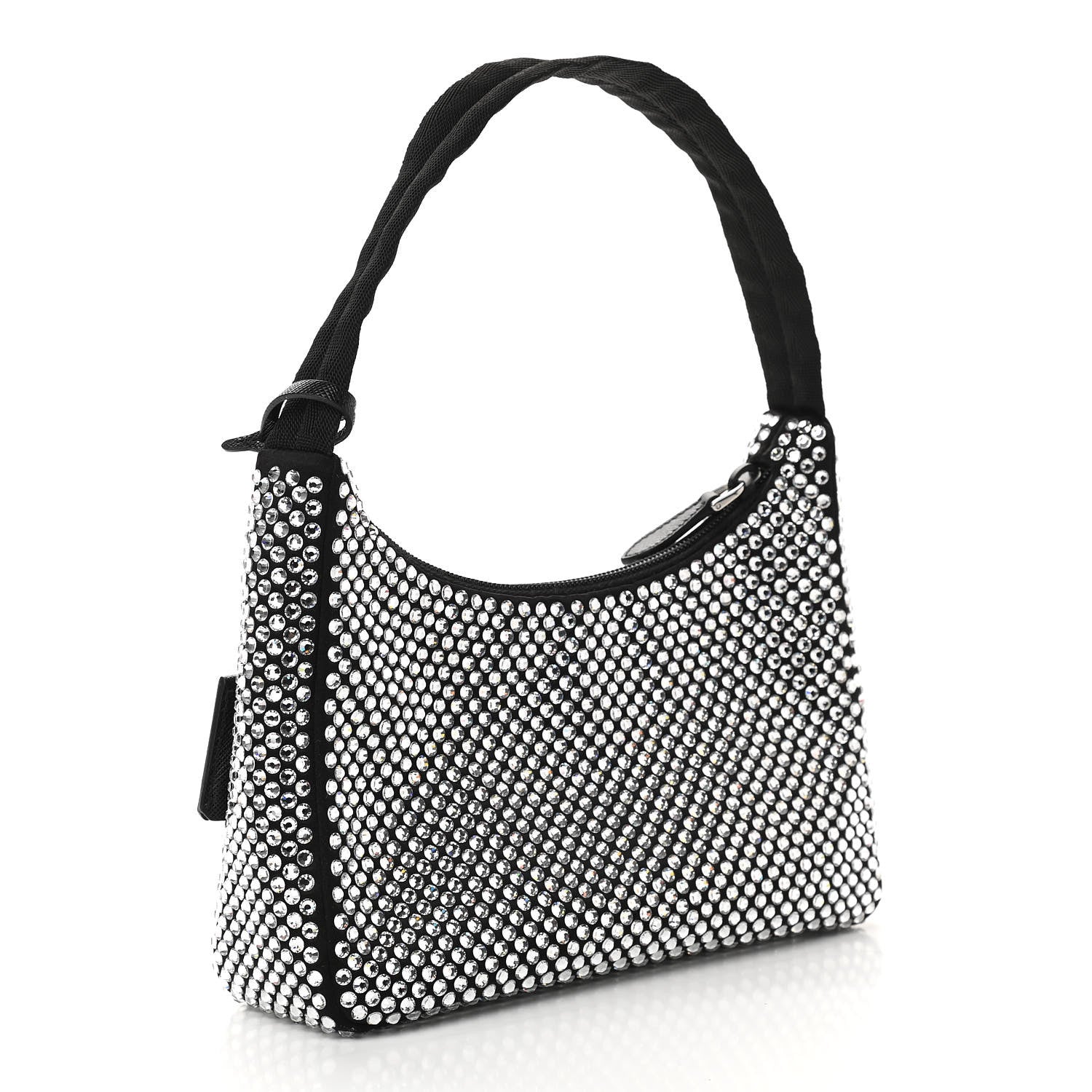 Prada Satin Crystal Mini Re-Edition 2000 Bag Cristal 3 of 11