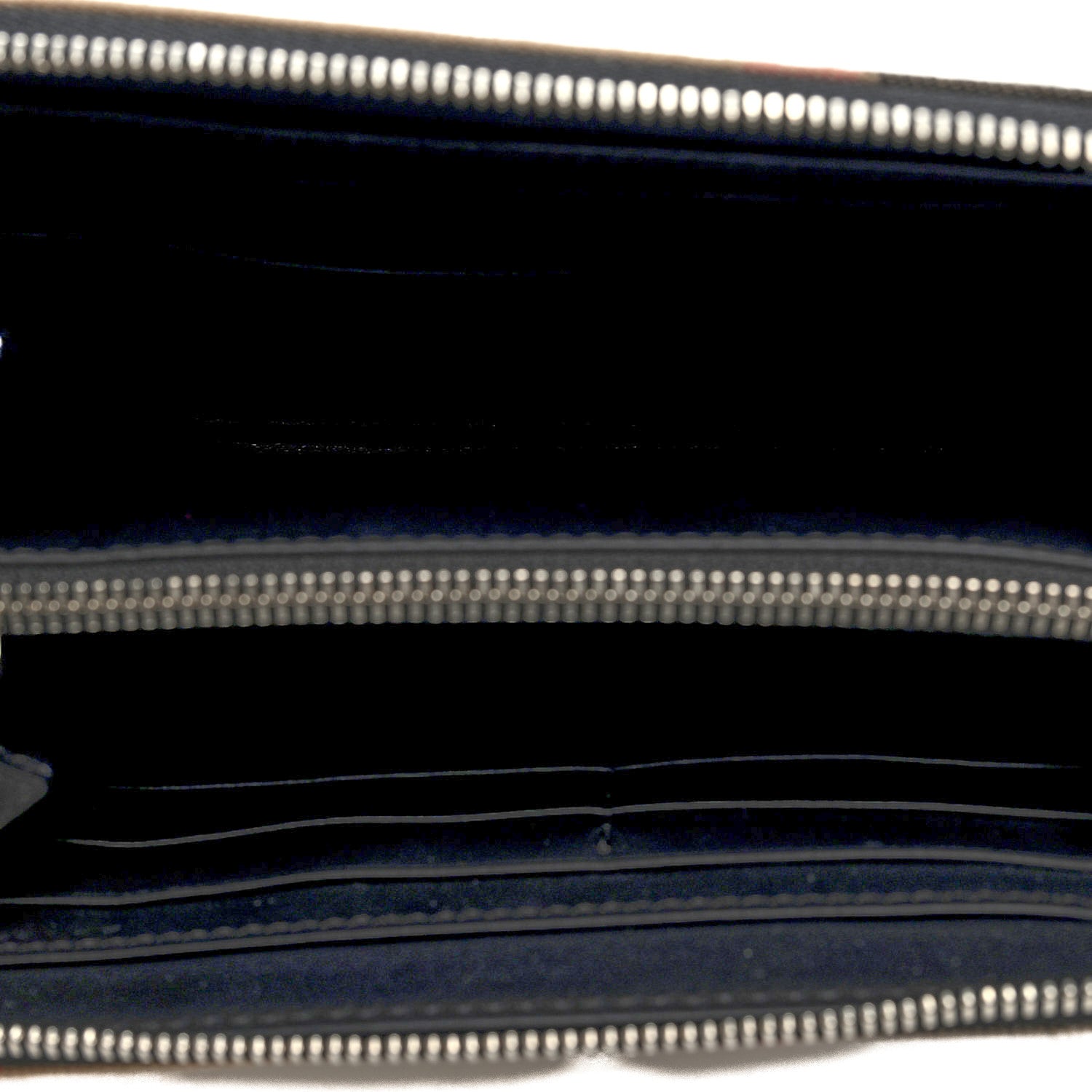 Burberry Grainy Calfskin House Check Snakeskin Elmore Zip Around Wallet 5 of 6