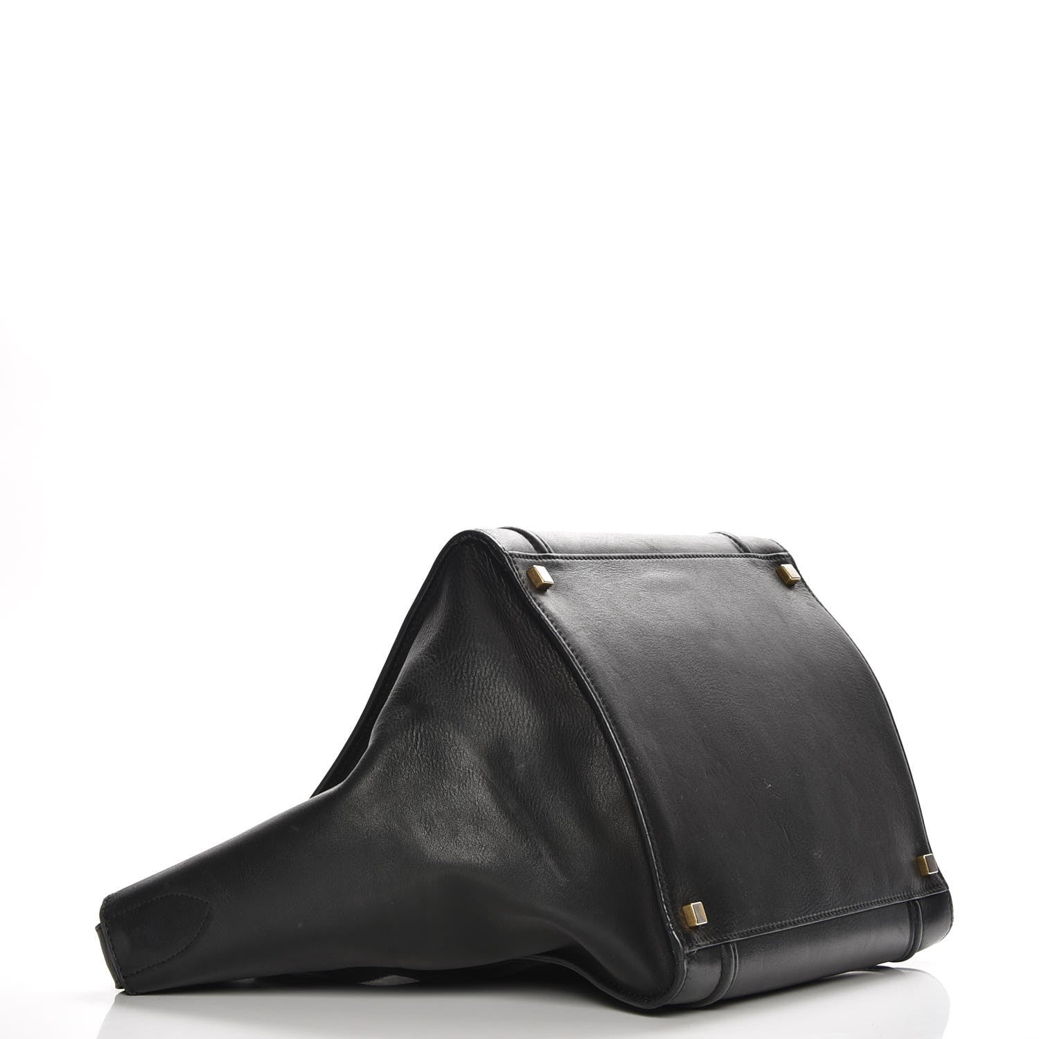 Celine Smooth Calfskin Medium Phantom Luggage Black 5 of 12