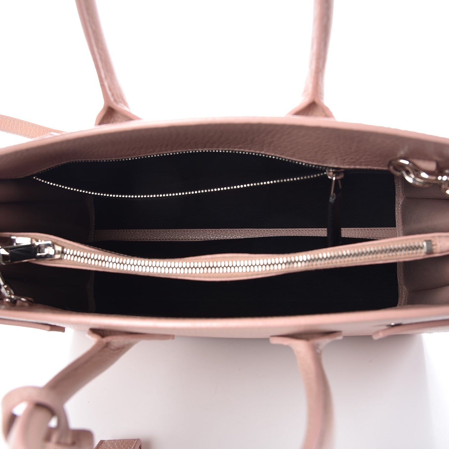 Grained Calfskin Small Sac De Jour Light Blush