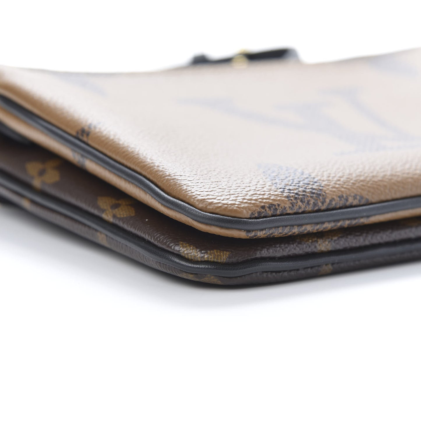 Reverse Monogram Giant Double Zip Pochette