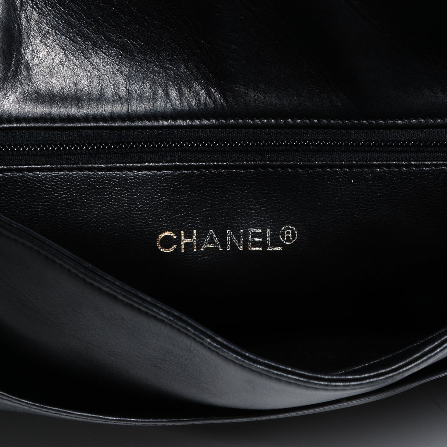 Lambskin Shopping Tote Black
