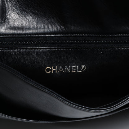 Chanel Lambskin Shopping Tote Black 6 of 8