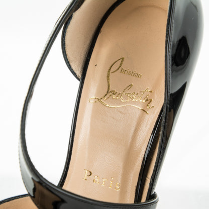 Christian Louboutin Patent Ograde 100 Pumps 37.5 Black 7 of 7