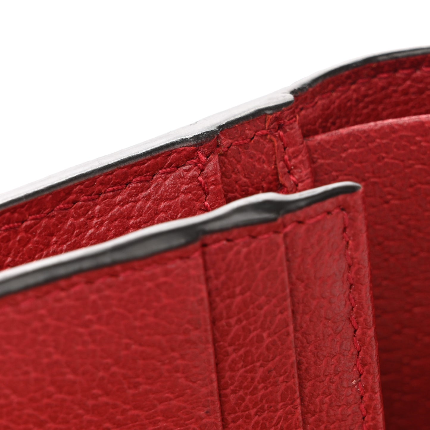 GG Supreme Monogram Flora Web Ophidia Card Case Red