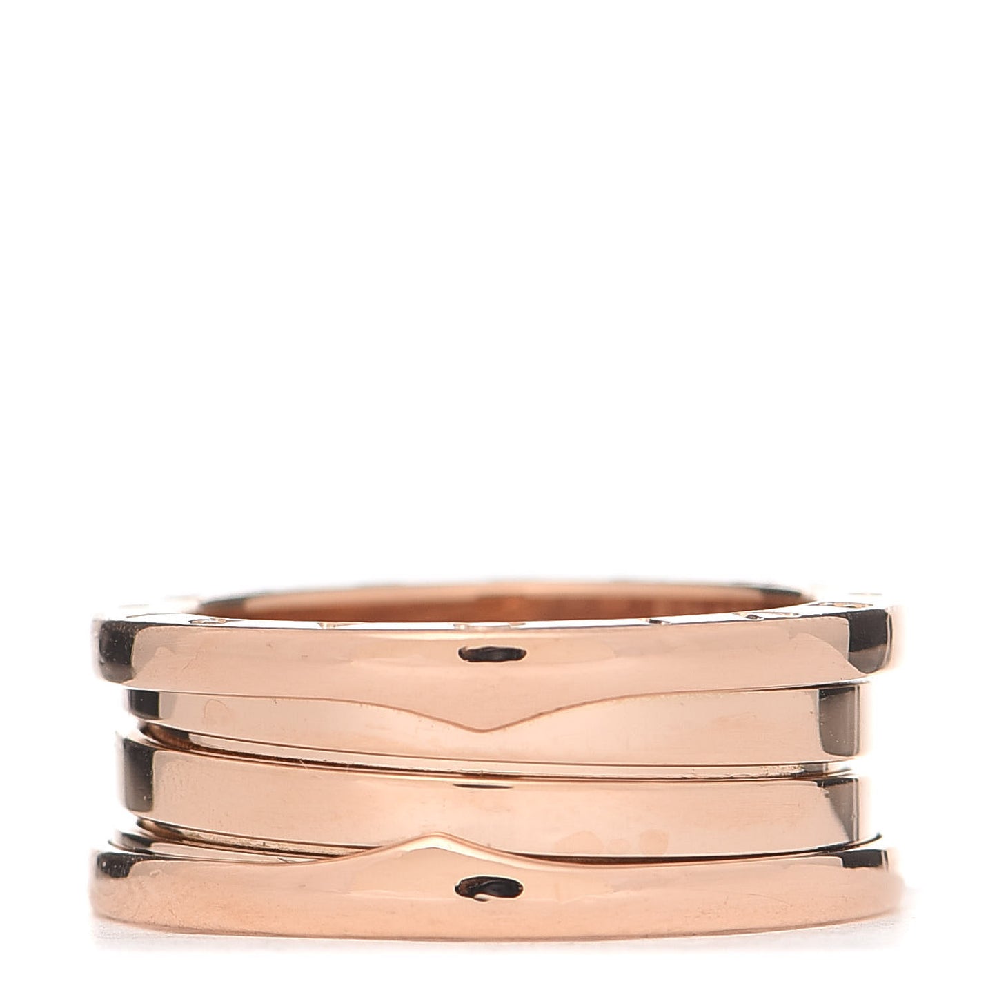 18K Rose Gold B.Zero1 Three-Band Ring 55 7.25