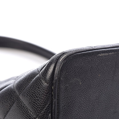 Chanel Caviar Quilted Medallion Tote Black 19 of 25