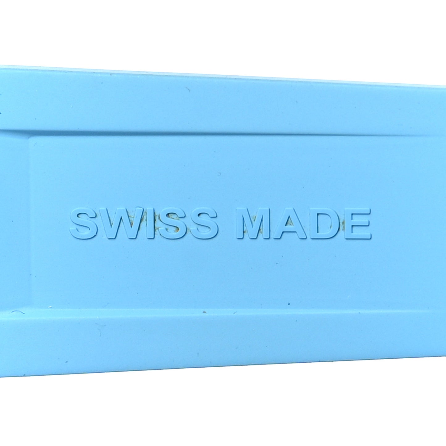 Rubber Tambour Watch Strap Light Blue