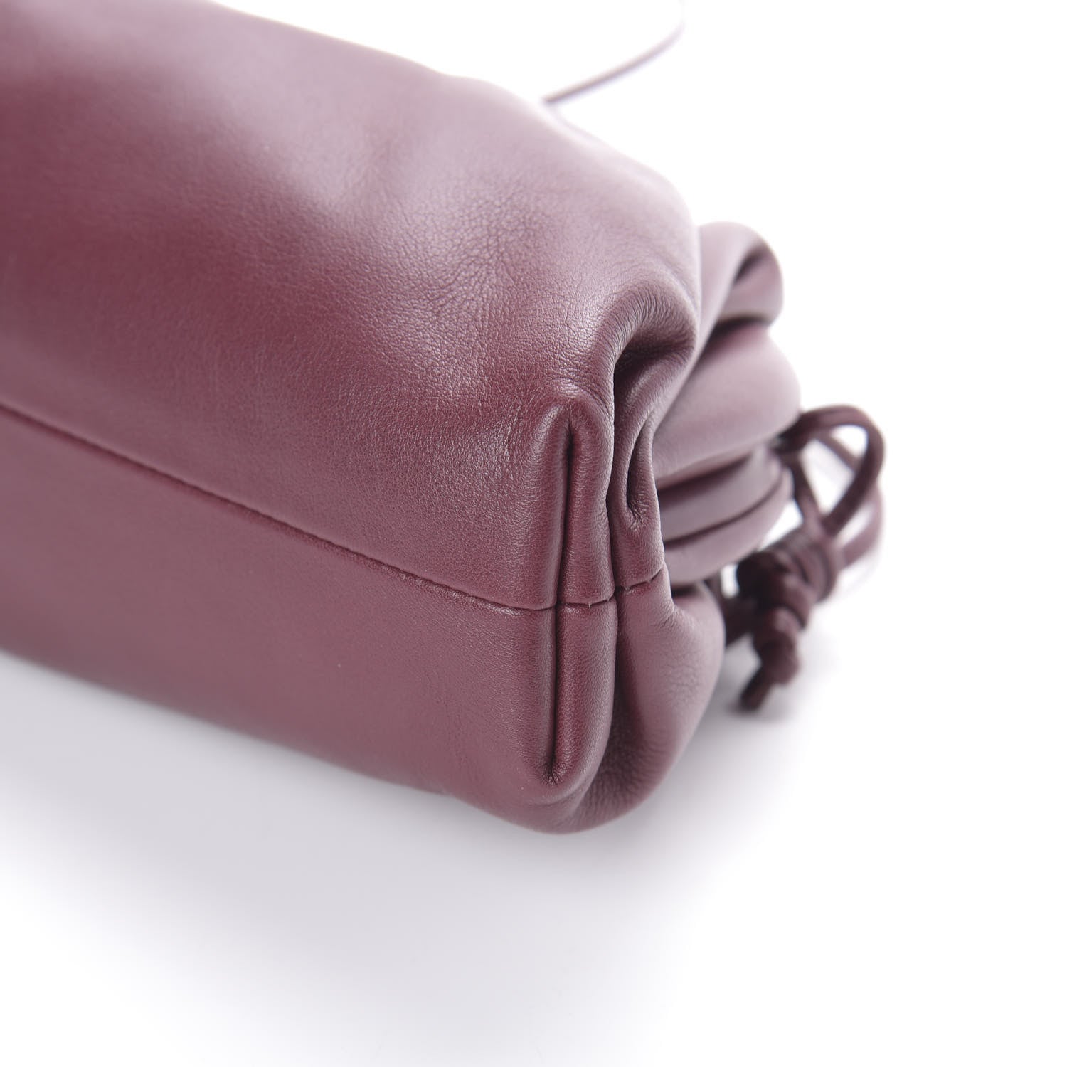 Bottega Veneta Butter Calfskin The Mini Pouch Bordeaux 9 of 9