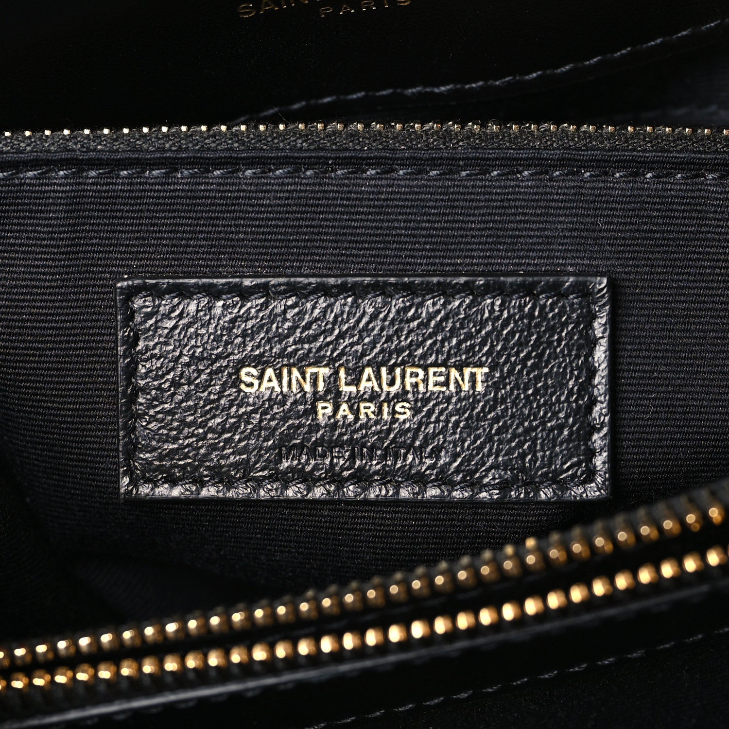 Saint Laurent Calfskin Y Quilted Monogram Medium Loulou Chain Satchel Black 6 of 9