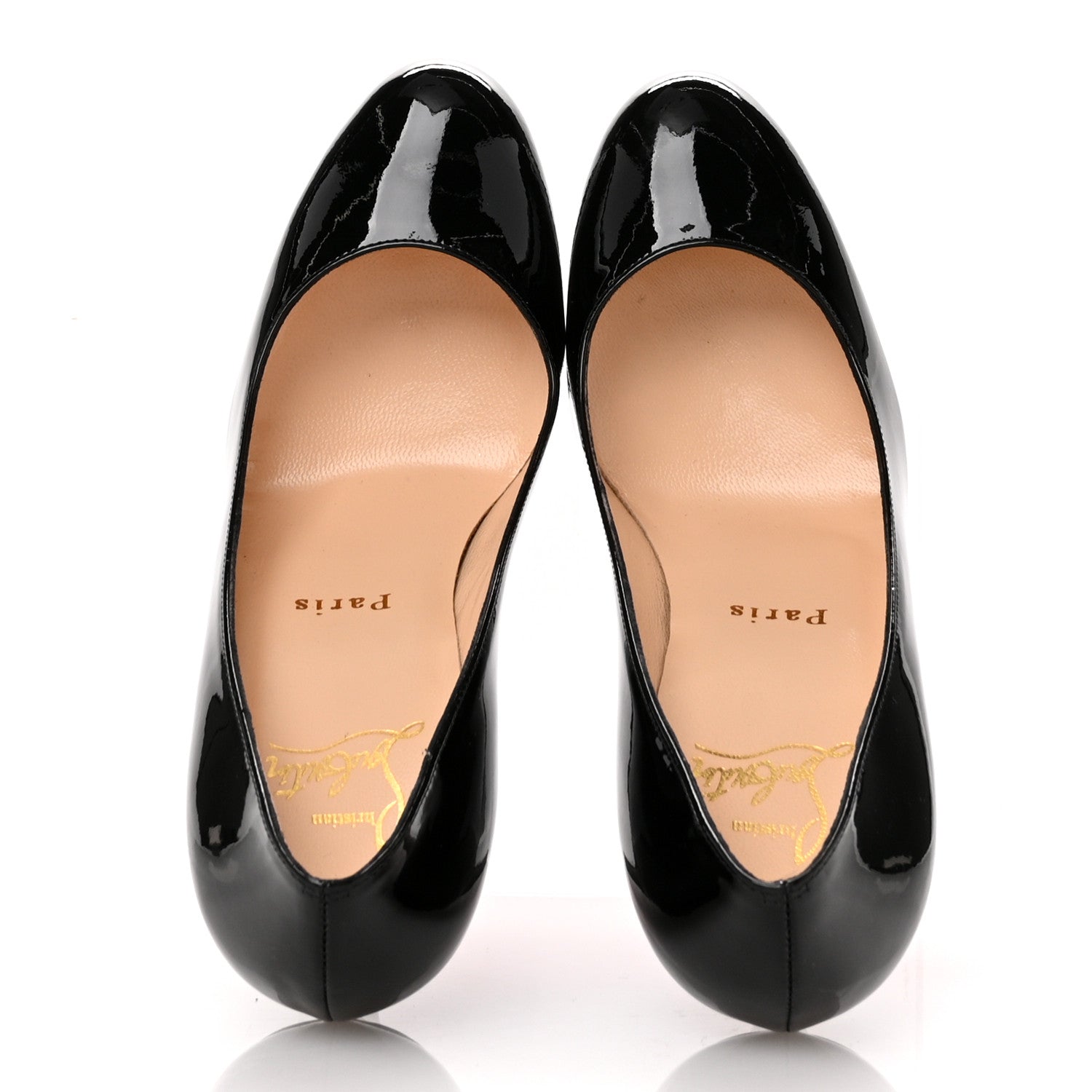 Christian Louboutin Patent New Simple 120 Pumps 35 Black 2 of 10