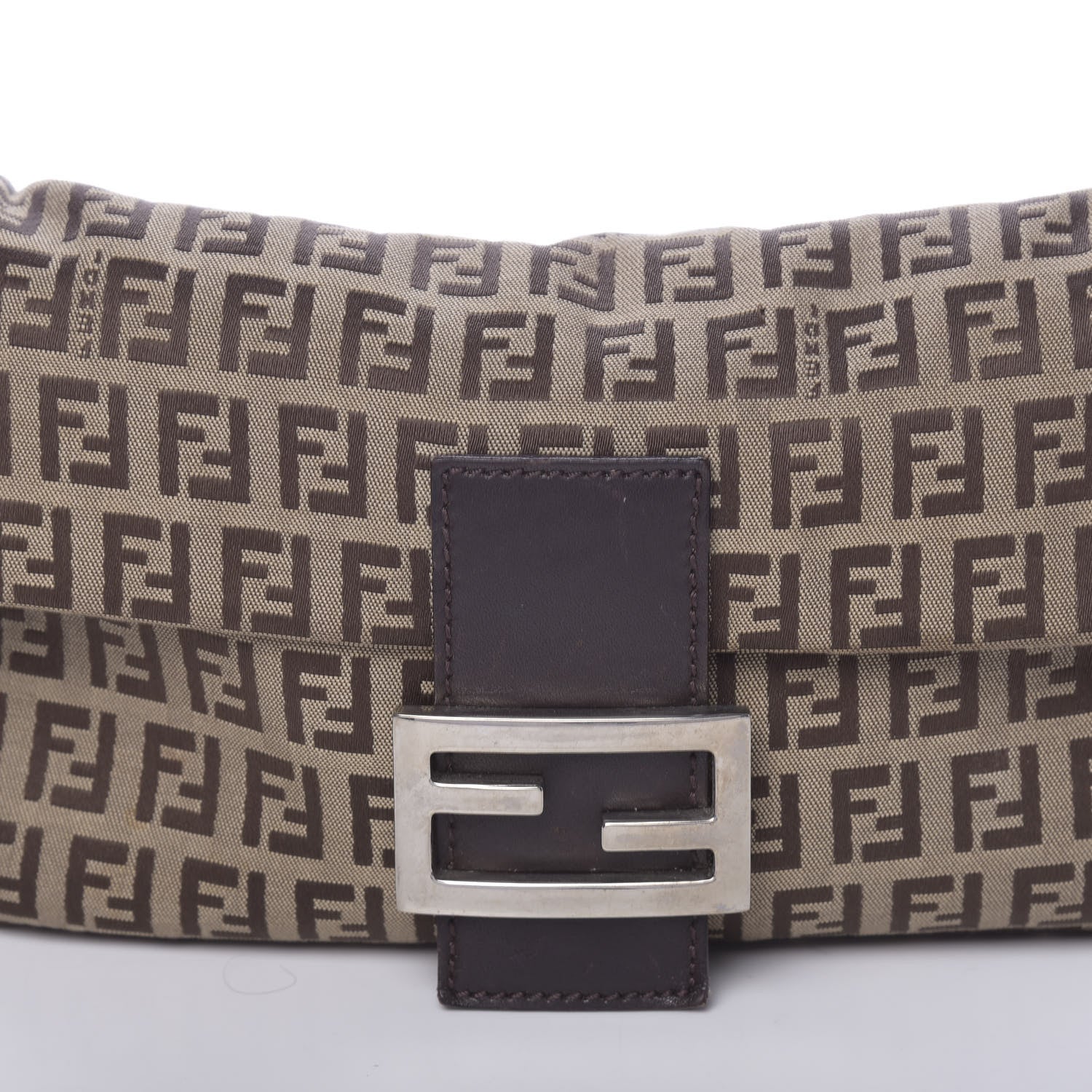 Fendi Zucchino Vitello Baguette Tobacco 10 of 10