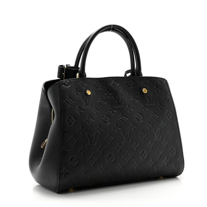 Louis Vuitton Empreinte Montaigne MM Black 3 of 11