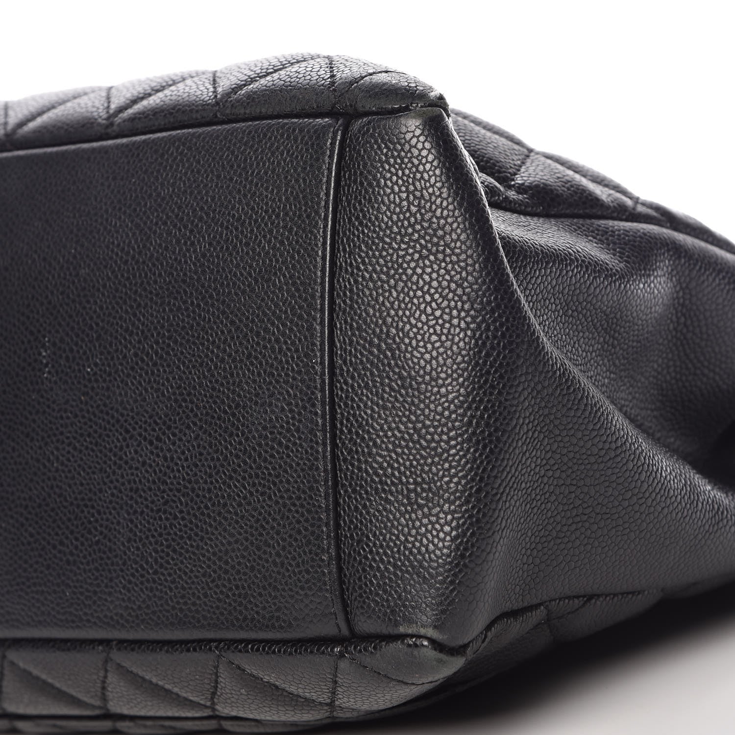 Chanel Caviar Quilted Grand Shopping Tote GST Black 12 of 15