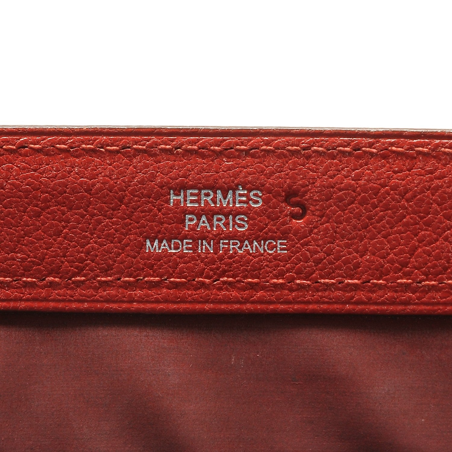 Hermes Chevre Mysore Karo GM Rouge Garance 6 of 8