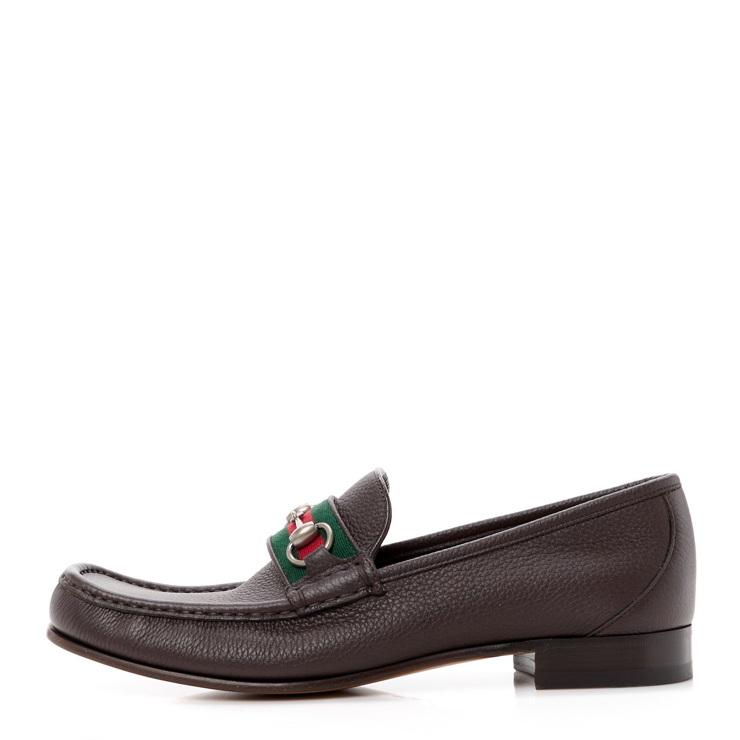Gucci Havely Kid Web Mens Horsebit Loafers 9.5 Light Brown 1 of 10
