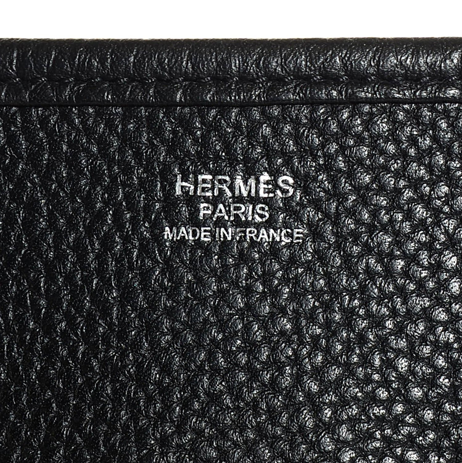 Hermes Taurillon Clemence Evelyne III GM Black 10 of 17